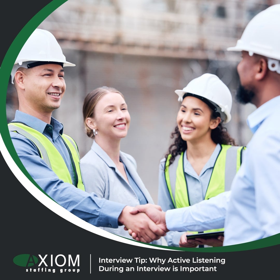 Interview Tip: Why Active Listening During an Interview is Important
